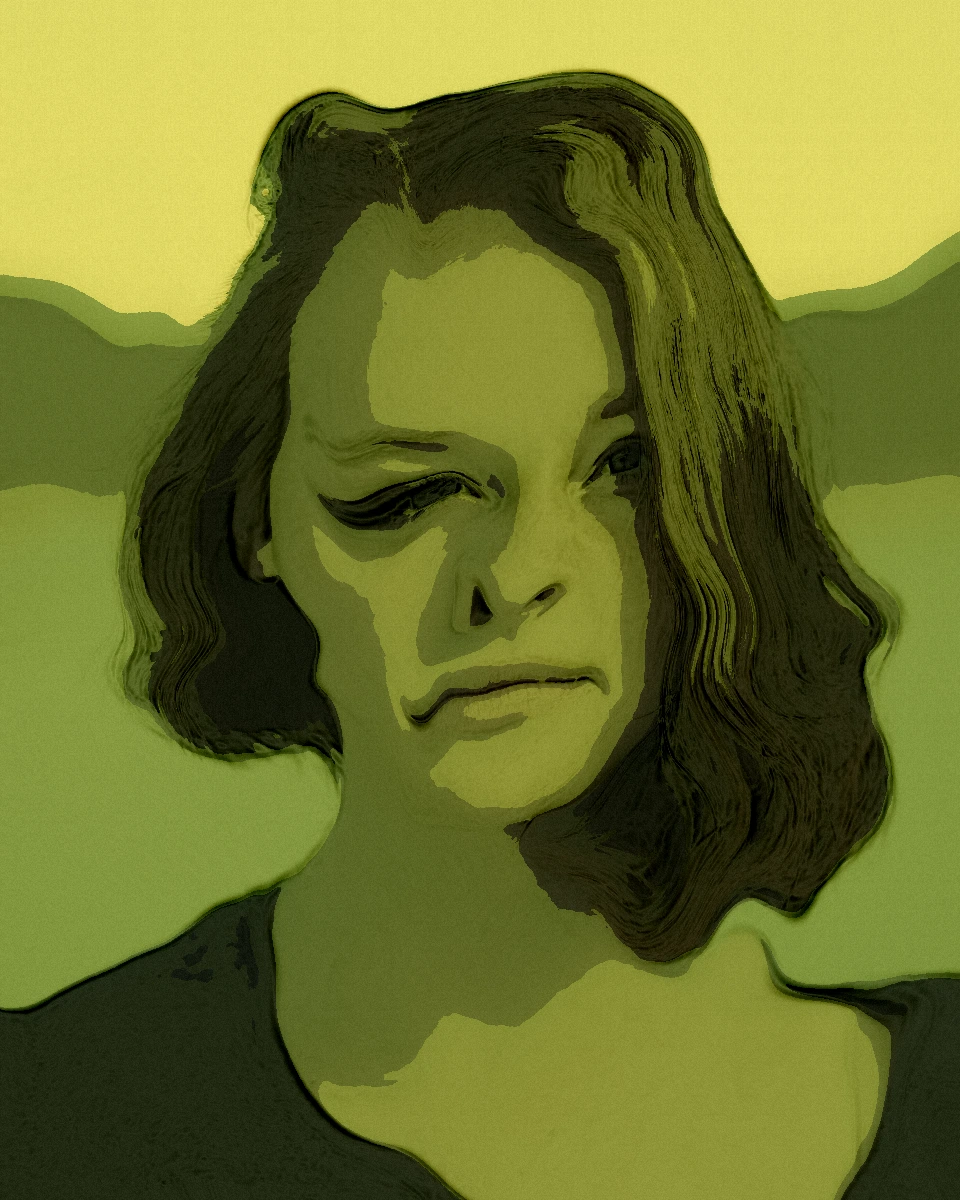 Example before · viral matcha green filter look